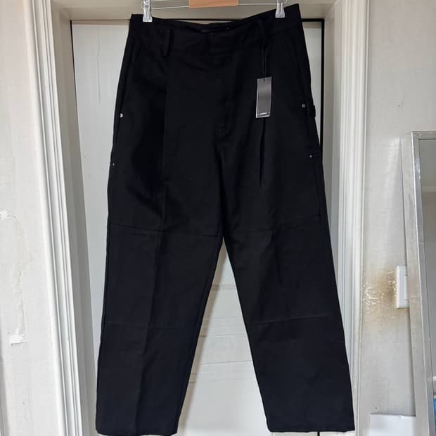 일꼬르소 더블니 카펜터 팬츠 XL 새상품