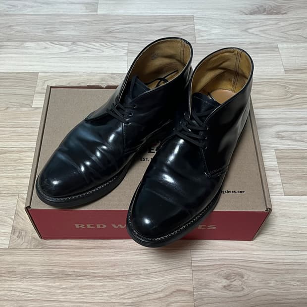 60’s 메이슨 치페와 폴스 처카 부츠 블랙 9D(270mm)