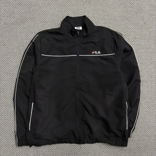 휠라 베이직 로고 바람막이 v1838