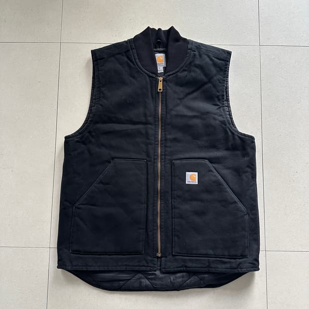 19년 생산 칼하트 V01 BLK 퀼팅 워크 베스트 블랙 M