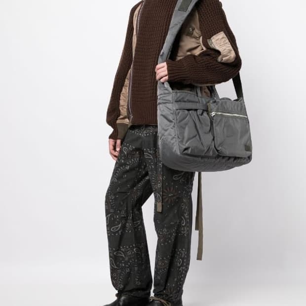 사카이 sacai 포터 딜리버리 포켓 토트백 