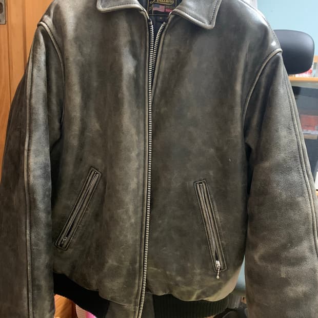 슈프림 밴스 레더 자켓