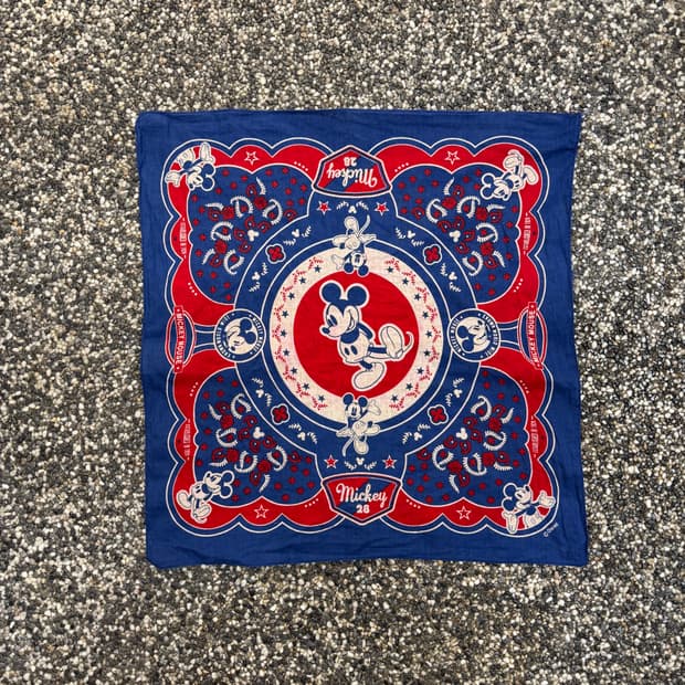 빈티지 디즈니 미키마우스 반다나 