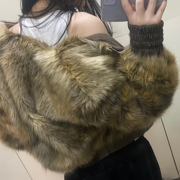 빈티지 퍼 자켓