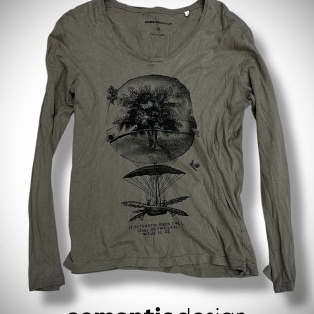 'semanticdesign' printed long-sleeves