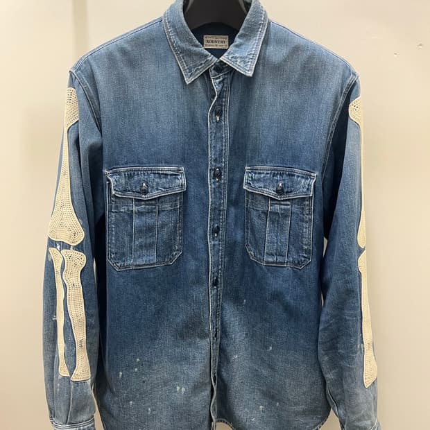 캐피탈 본 데님 셔츠