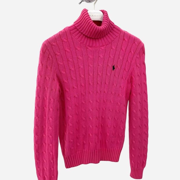 Ralph Lauren Cable Knit Turtleneck Sweat