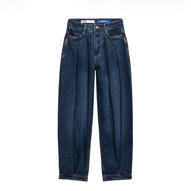 자라 아더에러 와이드 레그 진 34