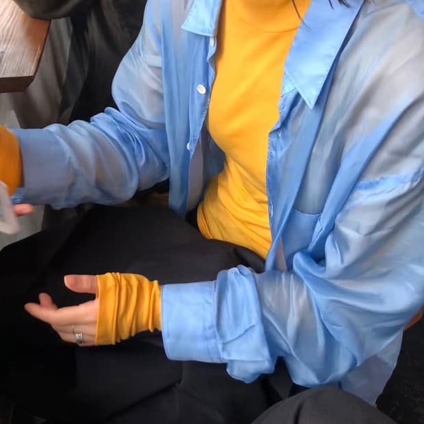 auralee 오라리 터틀넥 