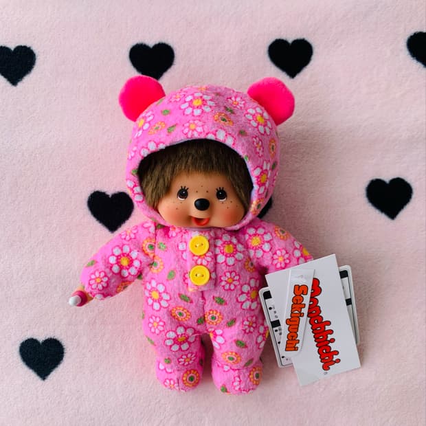 💐🐻몬치치 롬퍼스 핑크