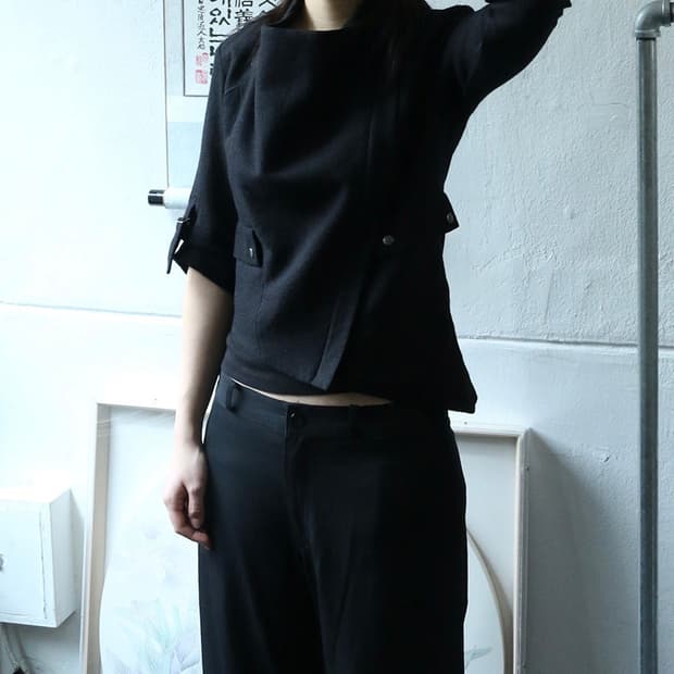 2000s 헬무트랭 드레이프자켓