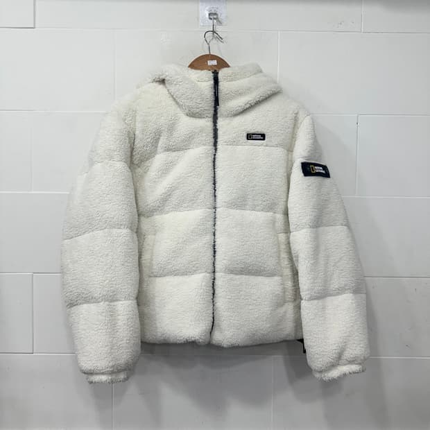 네셔널지오그래픽 리버시블 플리스 다운 점퍼