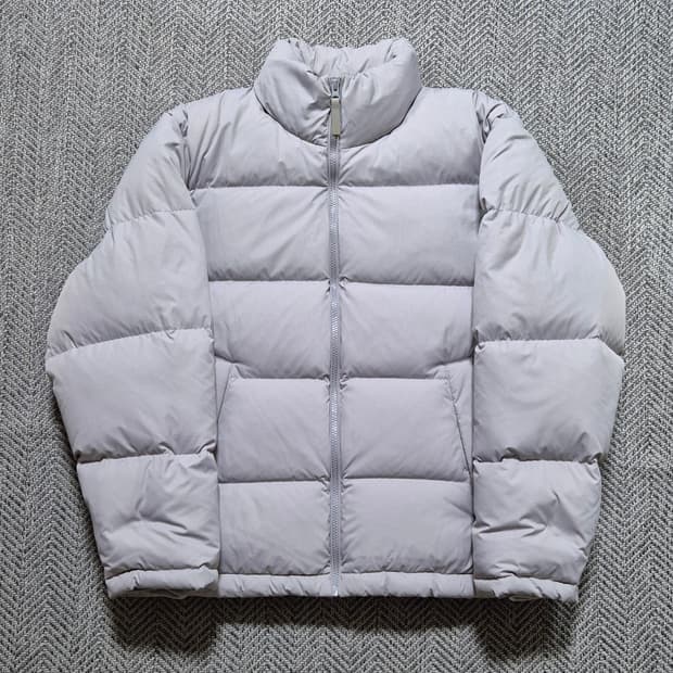 무신사스탠다드 숏 패딩 M 라이트그레이