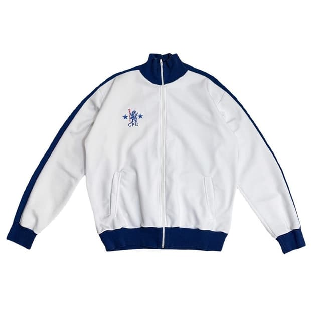 CHELSEA 올드스쿨 FC 풋볼 레트로 트랙탑 L