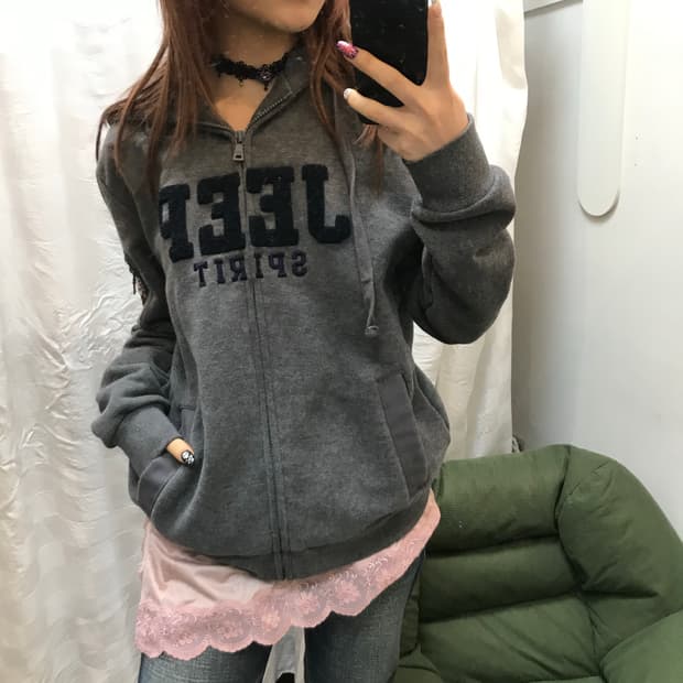 Jeep 지프 아방 모리 로고 후드집업