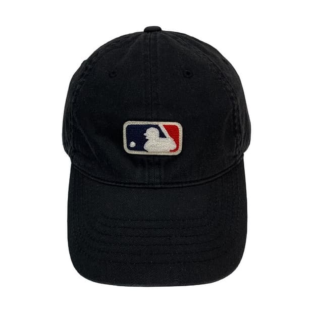 MLB 베이직 스몰 박스로고 볼캡 블랙