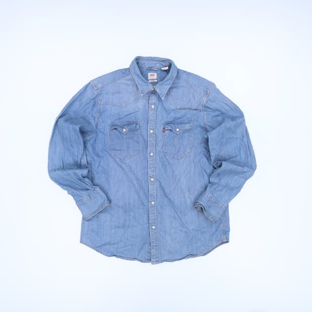 L 리바이스 스텐다드핏 데님 셔츠 N7401