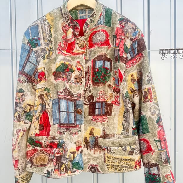 태피스트리/고블랭 타이롤 재킷