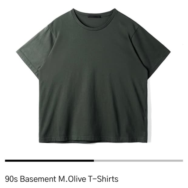 HTAE 90s Basement Olive T-Shirts
