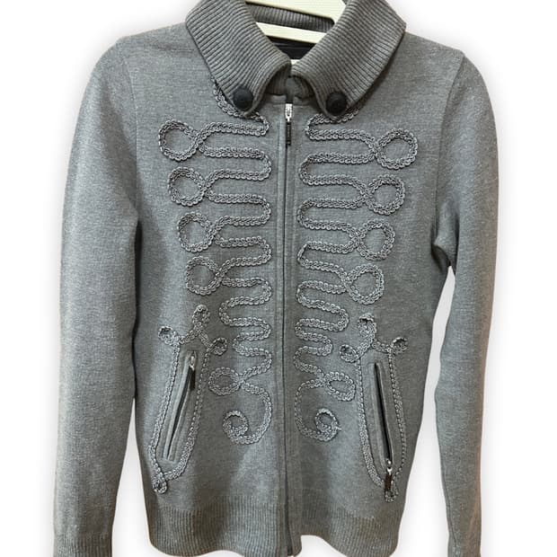 히스테릭 글래머 나폴레옹 니트 집업