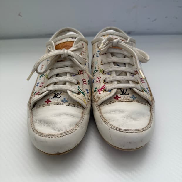 정품) 루이비통 모노그램 멀티컬러 스니커즈 36