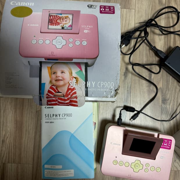 캐논 셀피 CP900 핑크 포토프린터