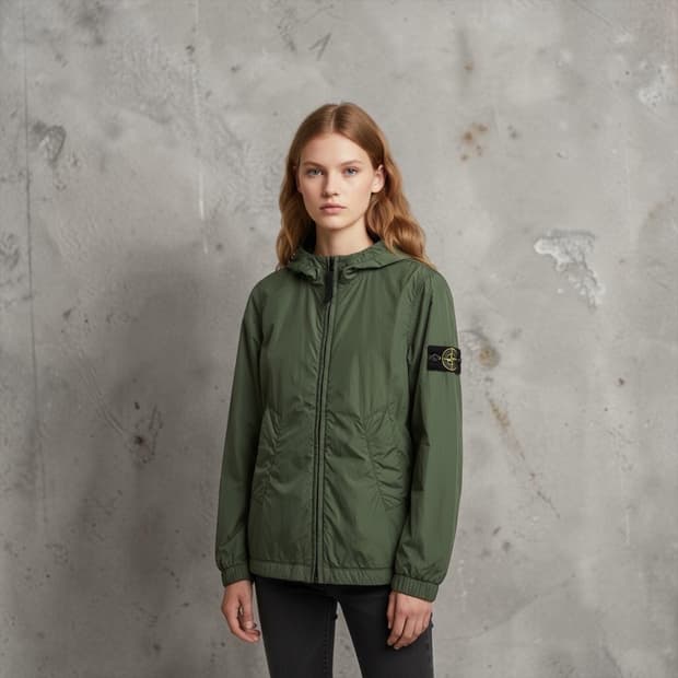 12Y.44~55/ 스톤아일랜드 나일론쉘 바람막이 자켓