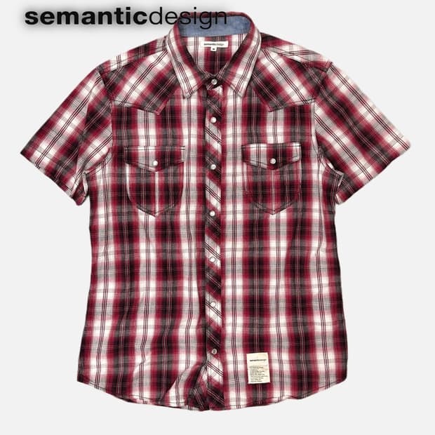 red check western shirt