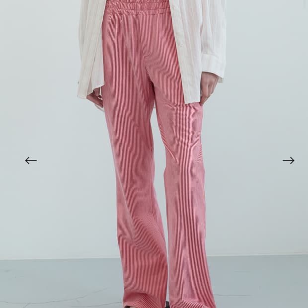 엔조블루스 리빙 밴딩 부츠컷 팬츠 (Pink)