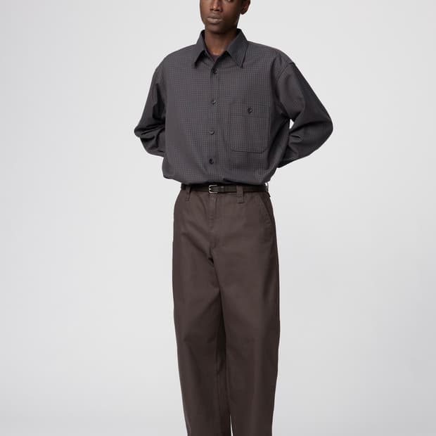 유니클로U 와이드핏치노팬츠