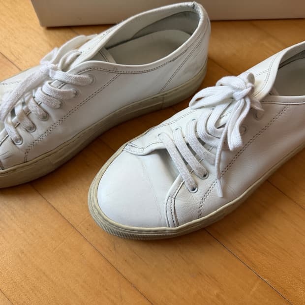 커먼프로젝트 아킬레스 로우 화이트 스니커즈 240