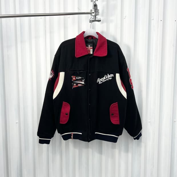 90s Rocawear wool varsity jk