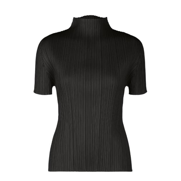 구해요) 플리츠플리즈 반목 반팔 탑 블랙 3