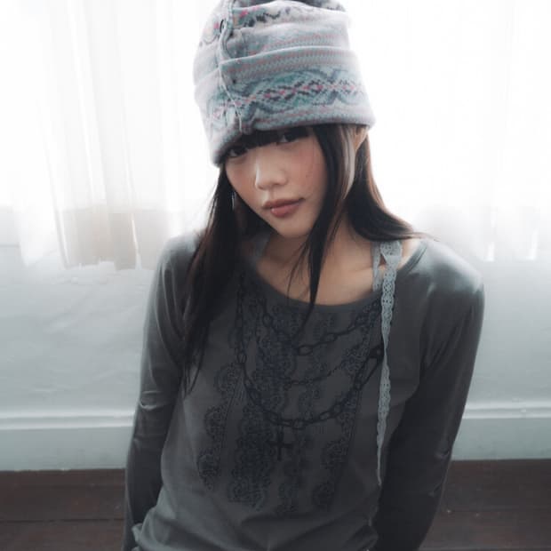 인앤양인하모니 버튼 비니