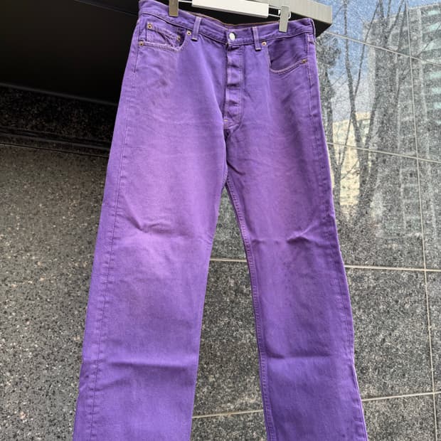 90s 리바이스 501 퍼플데님