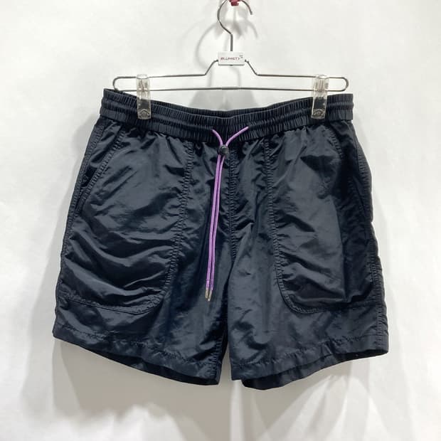 일꼬르소 남성 나일론 밴딩반바지 블랙 M 