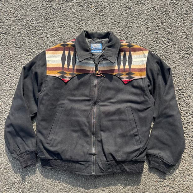 80년대 미국 펜들턴 나바호 웨스턴 울 자켓