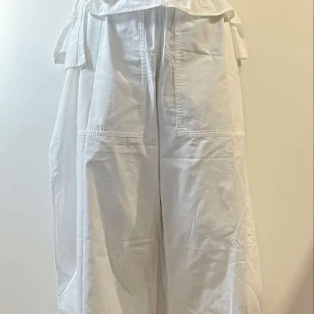 이세이 미야케 아카이브 레이어드 랩 오버 와이드 팬츠