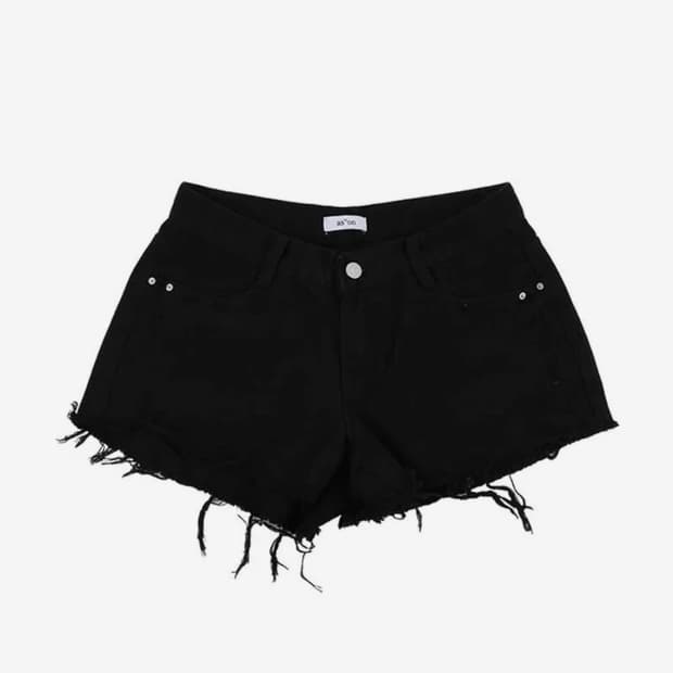 애즈온 ason solid black pants 솔리드 반바지