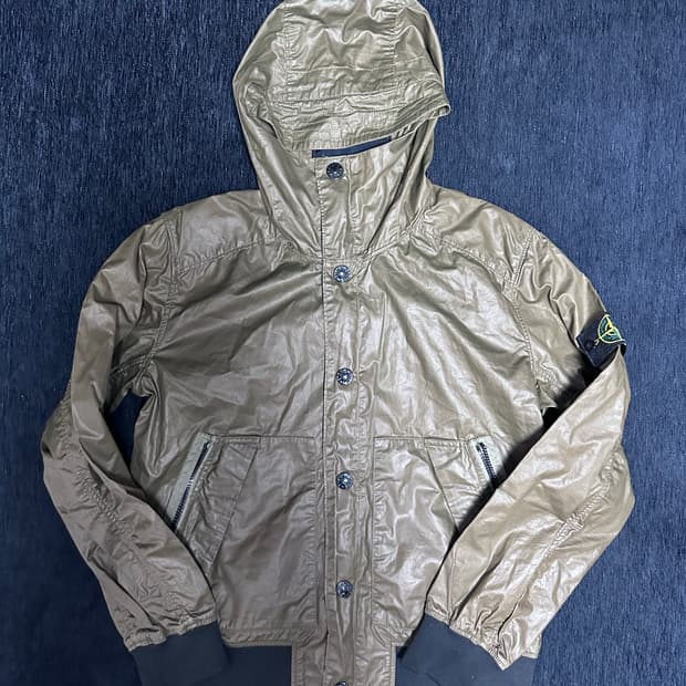 스톤아일랜드 12s/s 무솔라 고마타 바람막이