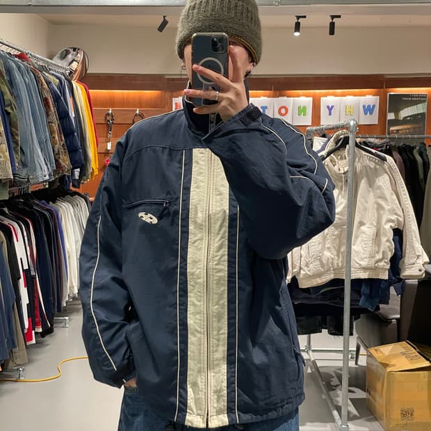 빈티지 올드스쿨 바람막이 자켓
