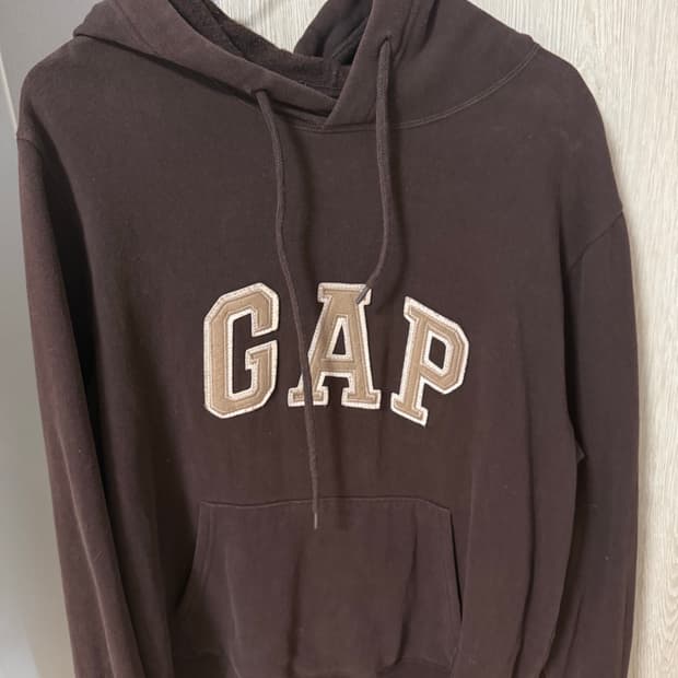 갭 초코 후드티