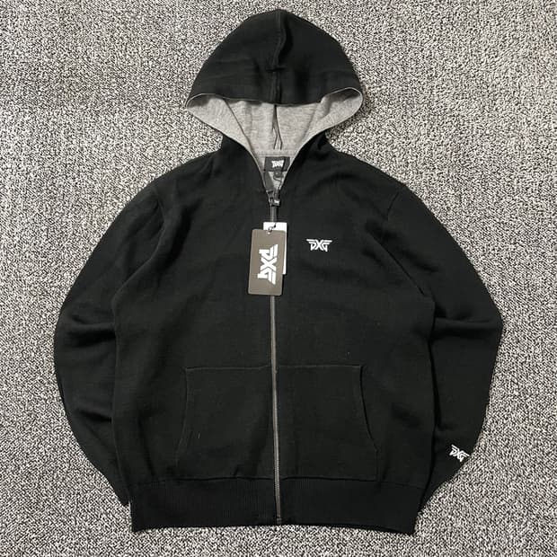 빈티지9. (새상품) PXG 피엑스지 봄 니트 스웨터 후드 집업 가디건