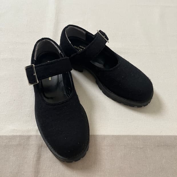 꼼데가르송 러그솔 메리제인 슈즈 comme des garcons