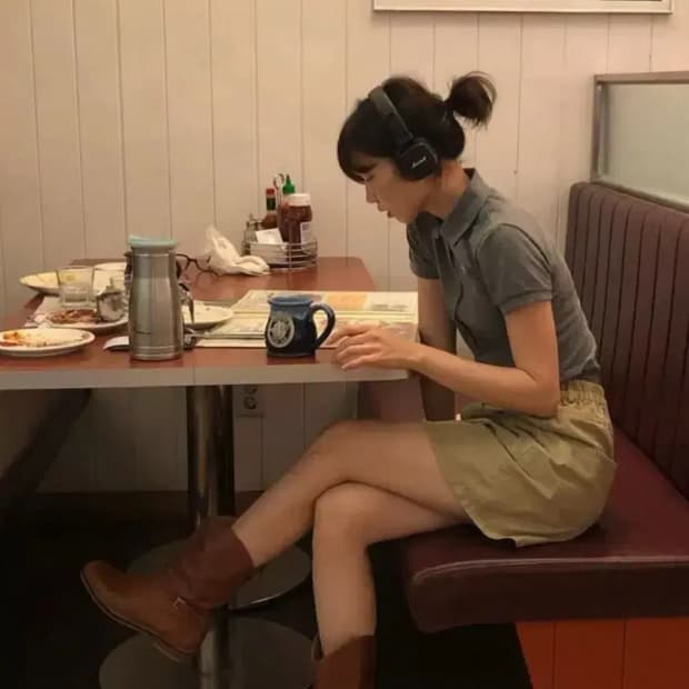 MINITMUTE 미닛뮤트 클래식 부츠 브라운 미사용품(240)