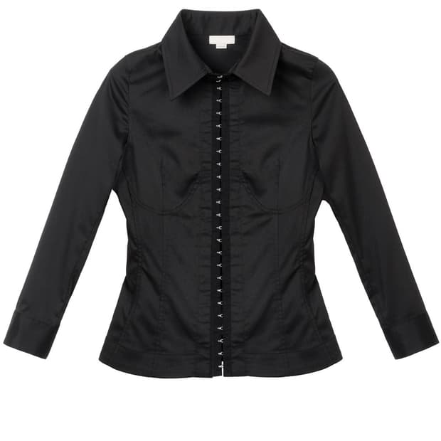 본네 Corset seam shirt (Black)