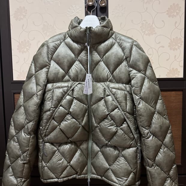 (L)로아 25fw 하이킹 Nuna 800 다운 패딩 자켓 세이지 그린