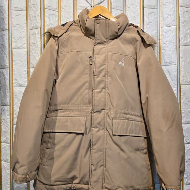 캉골 남성 오리털패딩 사파리패딩 L