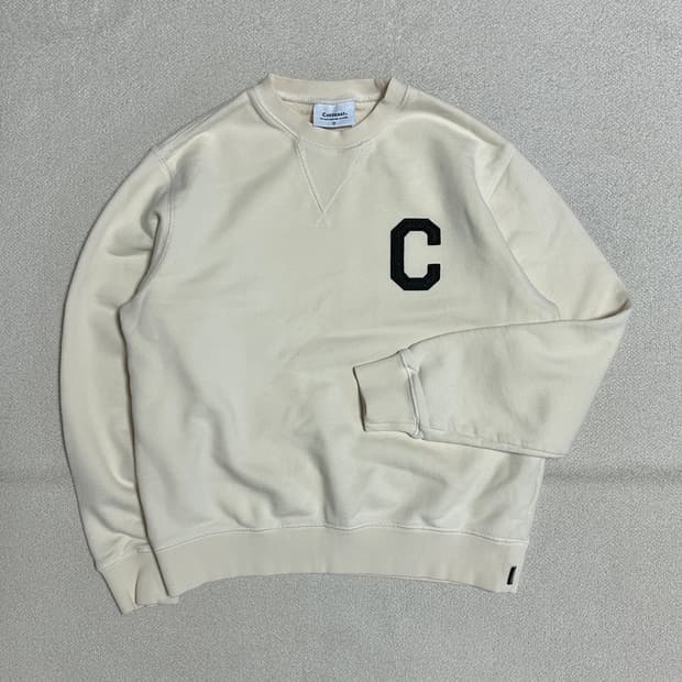 커버낫 C 로고 크루넥 맨투맨