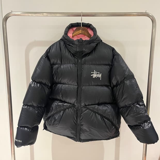 Stussy Micro Ripstop Down Parka Black